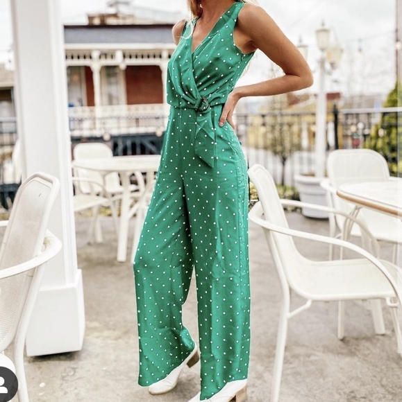 Skies Are Blue Pants - Skies Are Blue Jumpsuit Size S